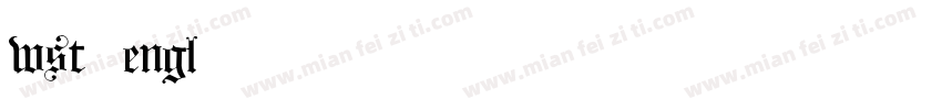wst engl字体转换